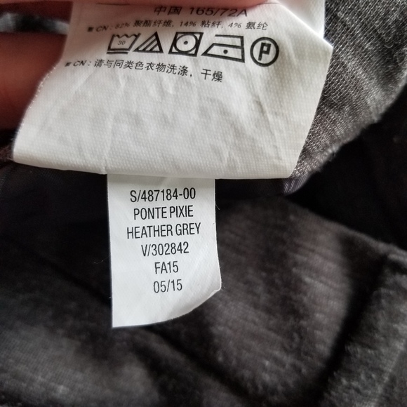 Old Navy Stretch Pixie Pants - Mid Rise - Gray - Women’s Size 8 - Picture 11 of 12